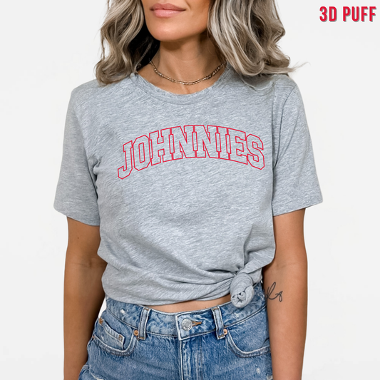 JYAA: Johnnies *Puff Print* Blended T-Shirt