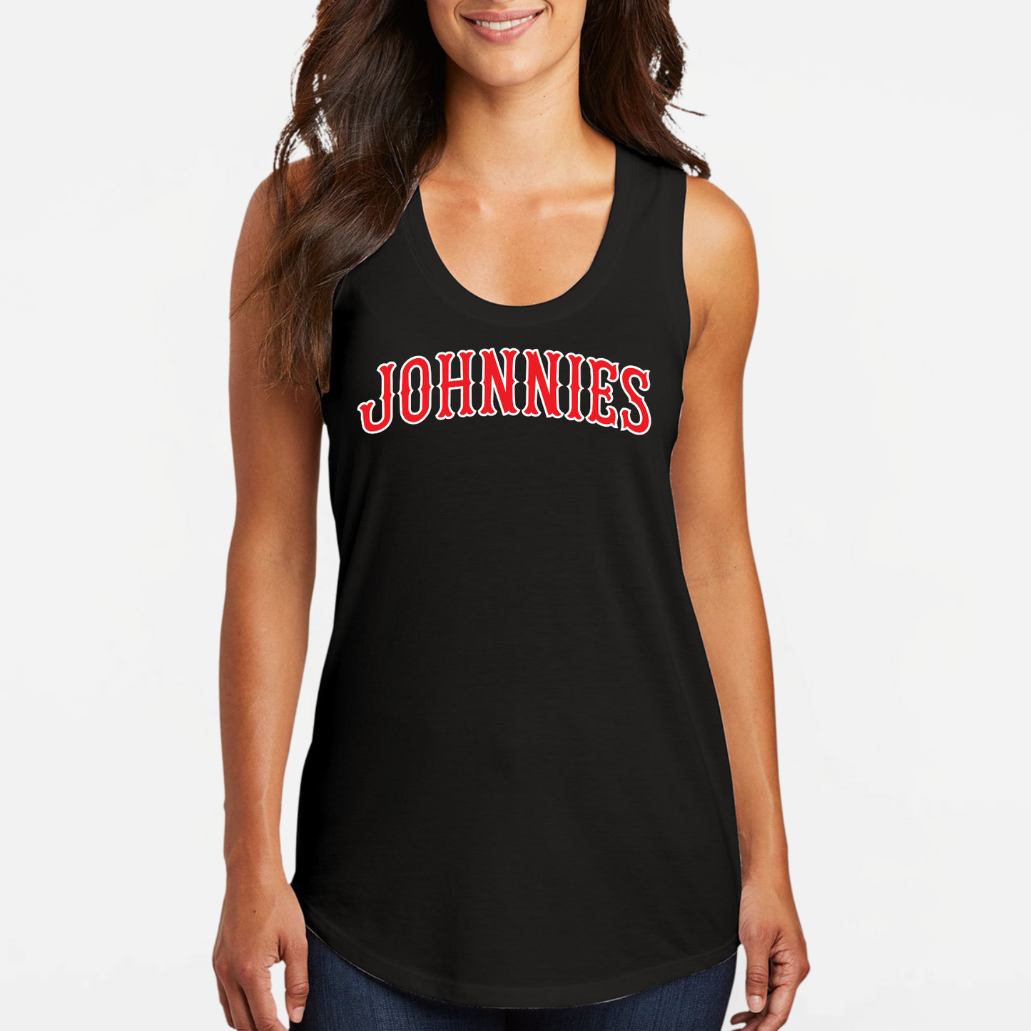 JTB: Johnnies Retro Font Women's Triblend Tank