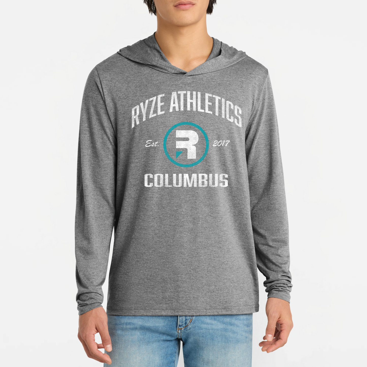 RYZE: City Logo, Long Sleeve Hoodie