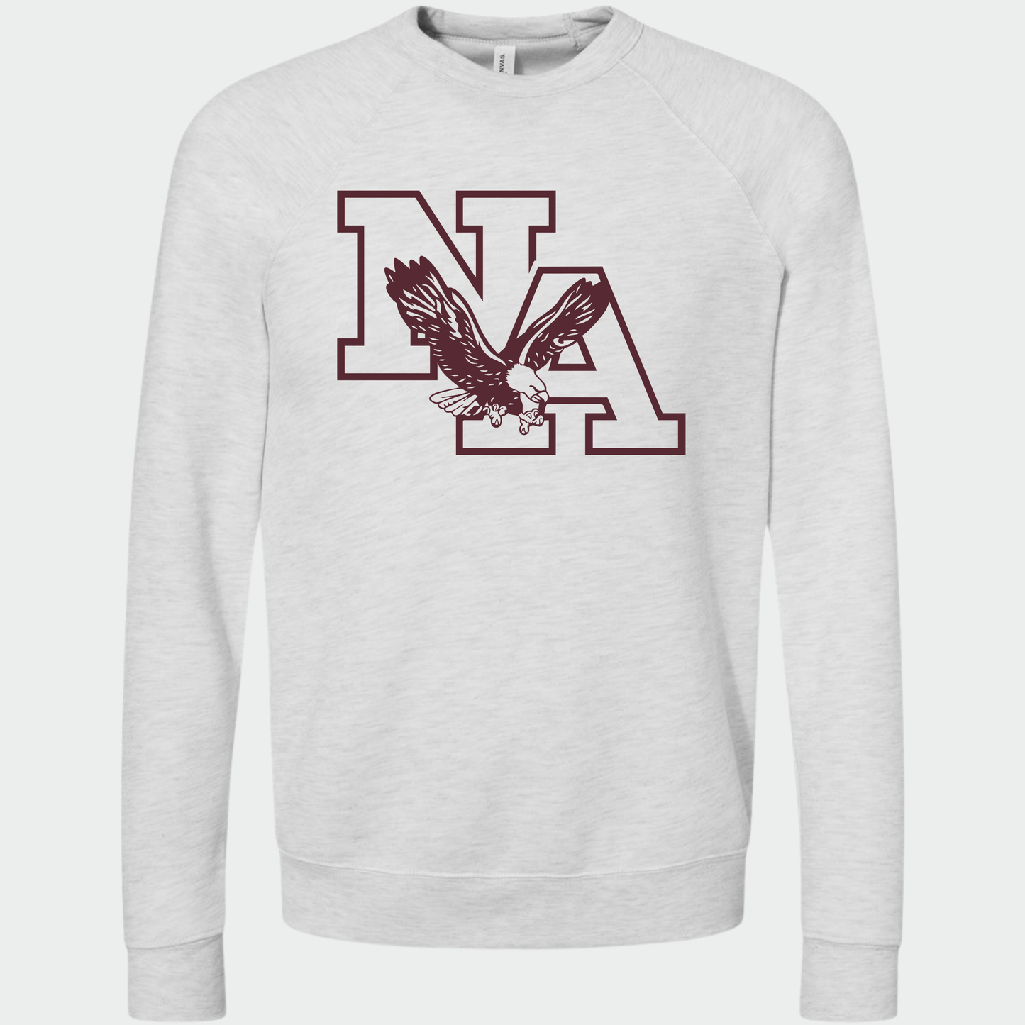 NAPTO: **Final View** NA, Raglan Sponge Fleece Crew Sweatshirt