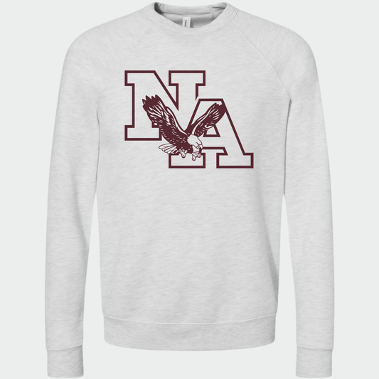 NAPTO: **Final View** NA, Raglan Sponge Fleece Crew Sweatshirt