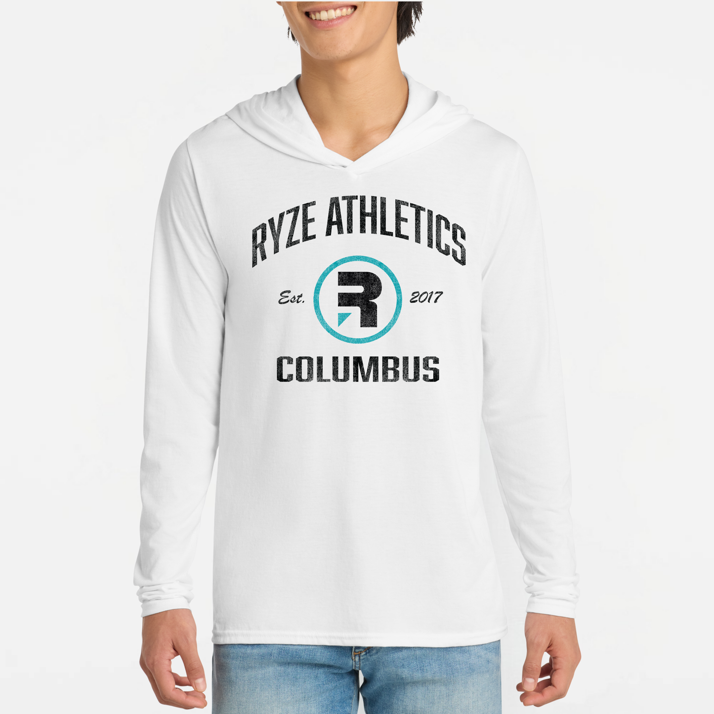 RYZE: City Logo, Long Sleeve Hoodie