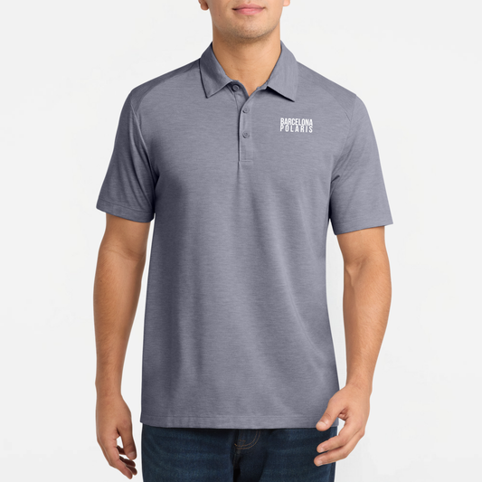 Barcelona Polaris: Triblend Tech Polo