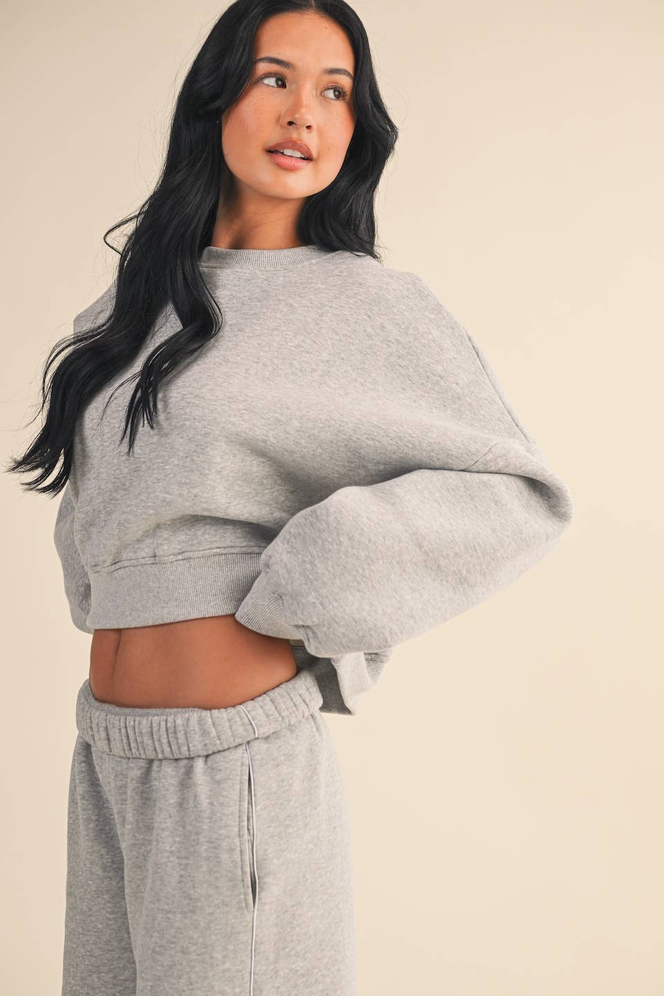 Cozy Fleece Oversized Crewneck Sweatshirt