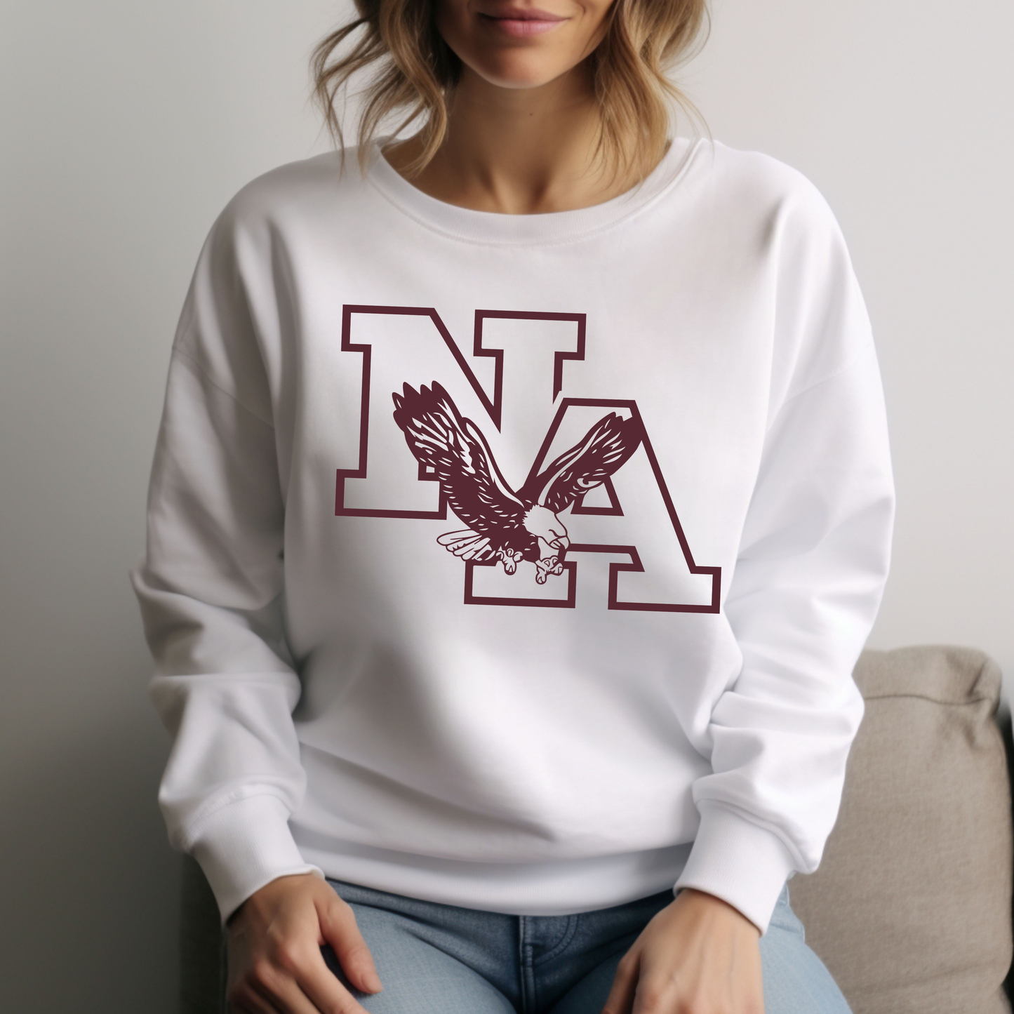 NAPTO: **Final Fiew** NA, Drop Shoulder, Sponge Fleece Sweatshirt