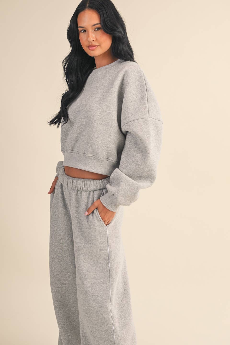 Cozy Fleece Oversized Crewneck Sweatshirt