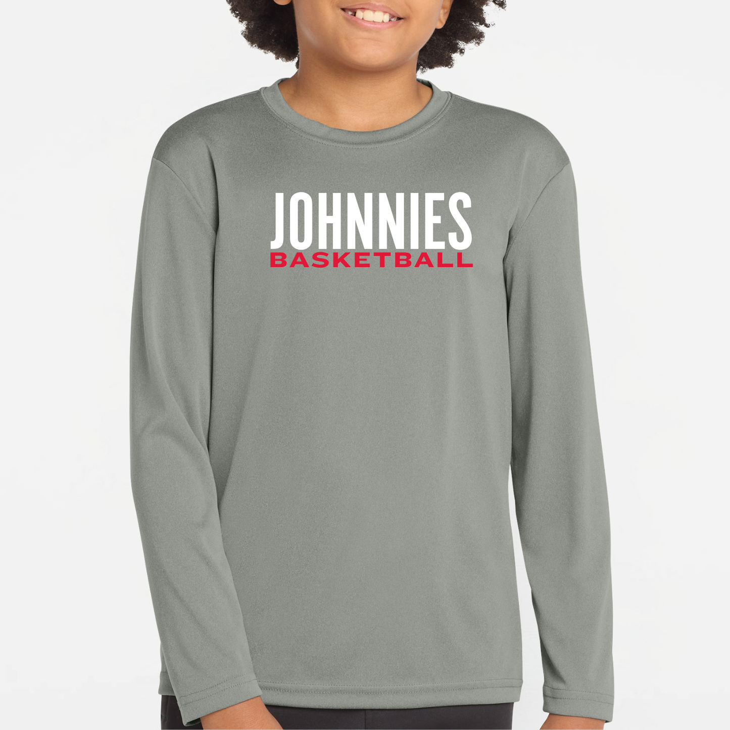 JYAA: Johnnies Baketball Long Sleeve Tech T-Shirt