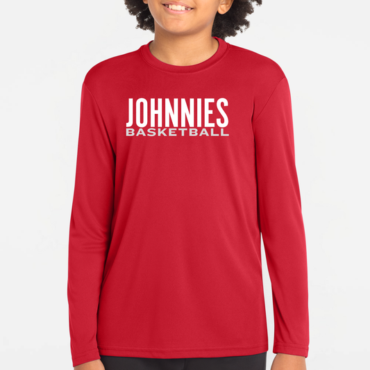 JYAA: Johnnies Baketball Long Sleeve Tech T-Shirt