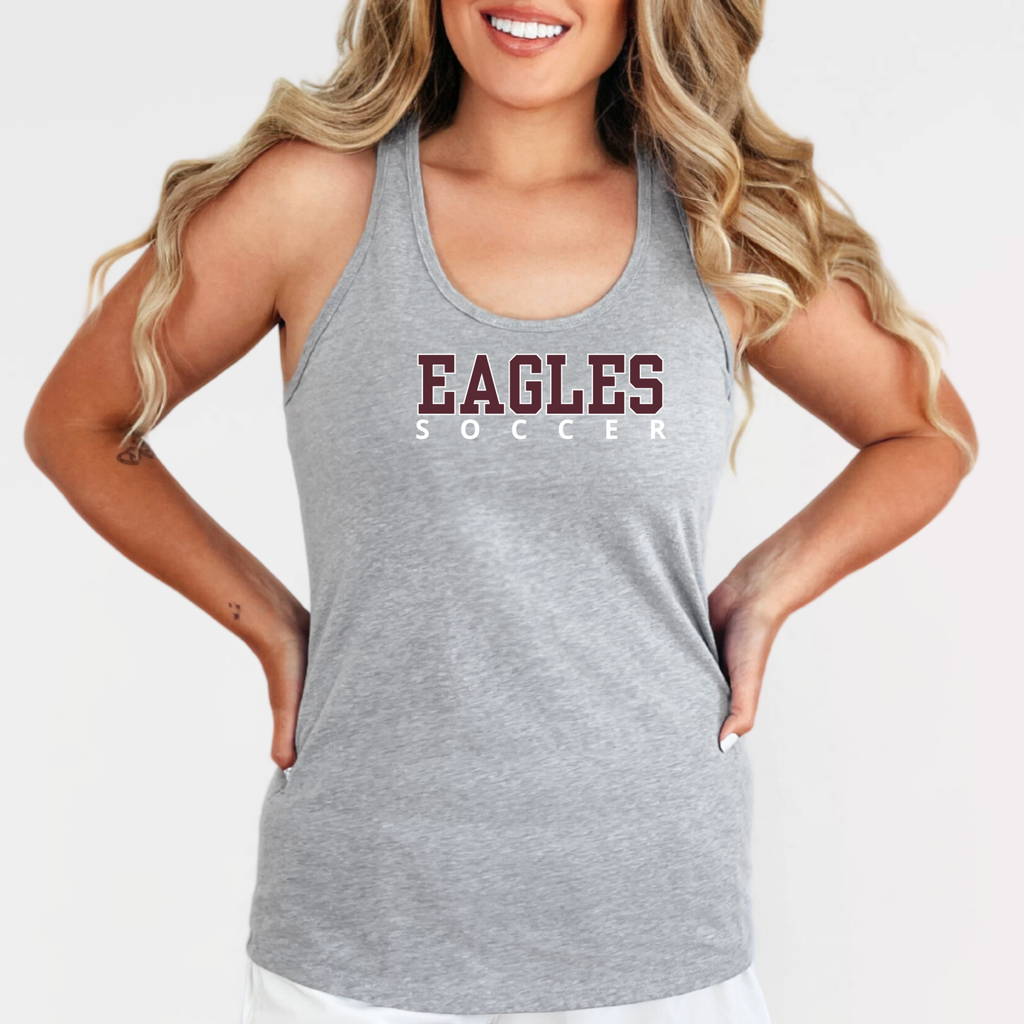 NAGS: Eagles Soccer, Racerback Tank Top
