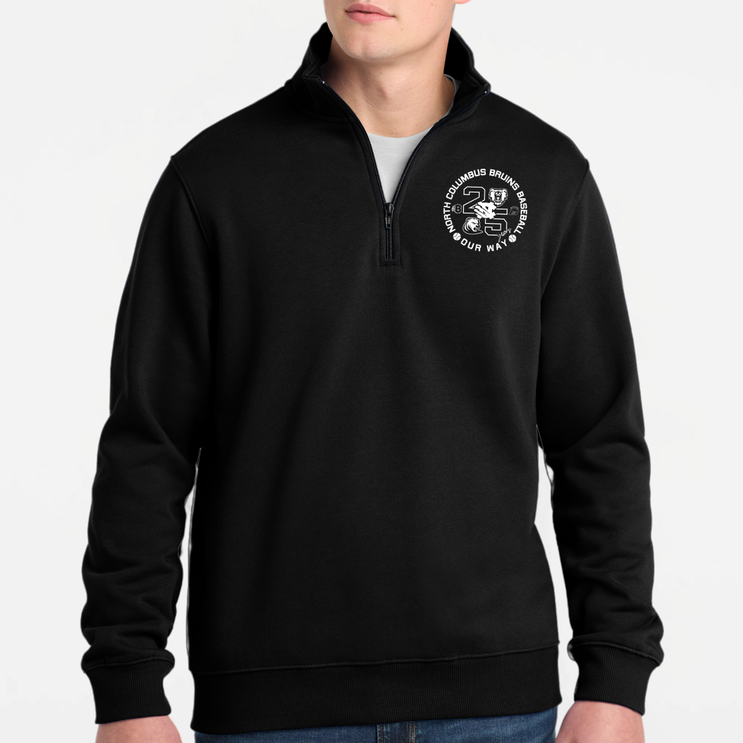 BRUINS: 25th Anniversary Quarter-Zip Sweatshirt