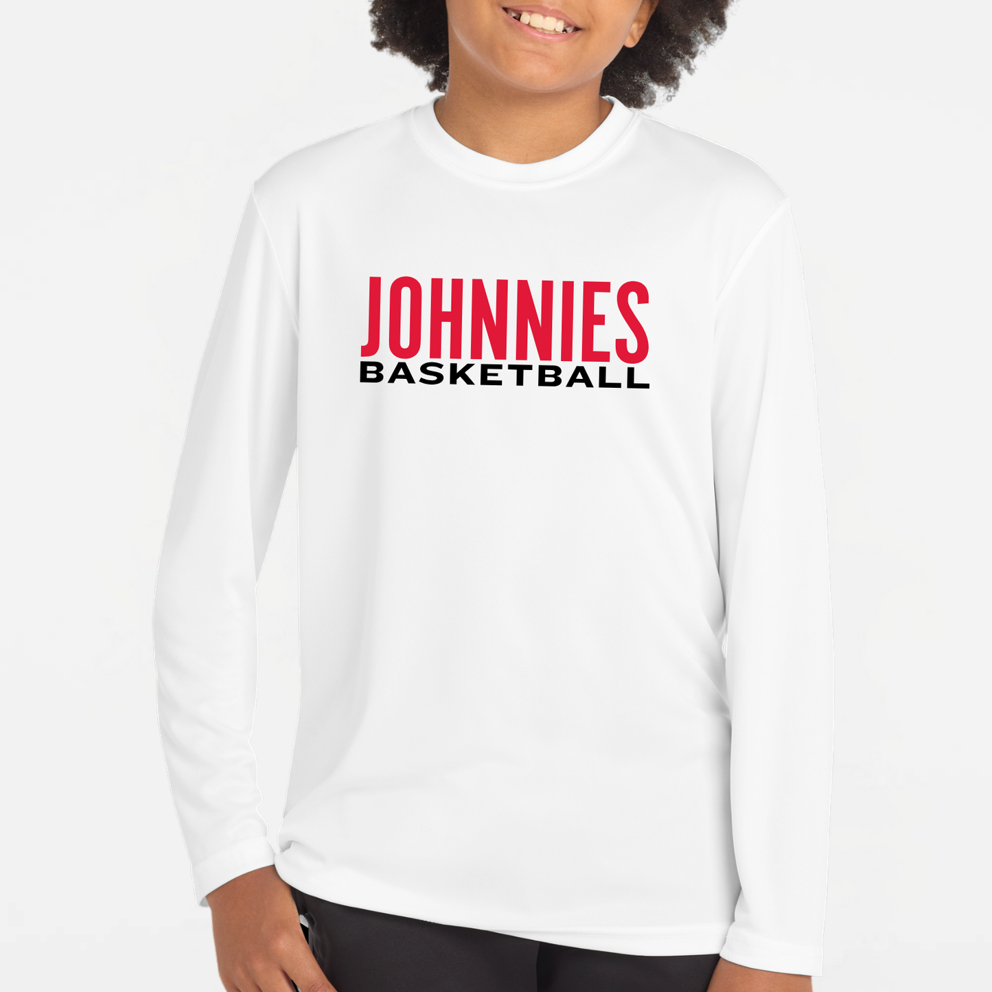 JYAA: Johnnies Baketball Long Sleeve Tech T-Shirt