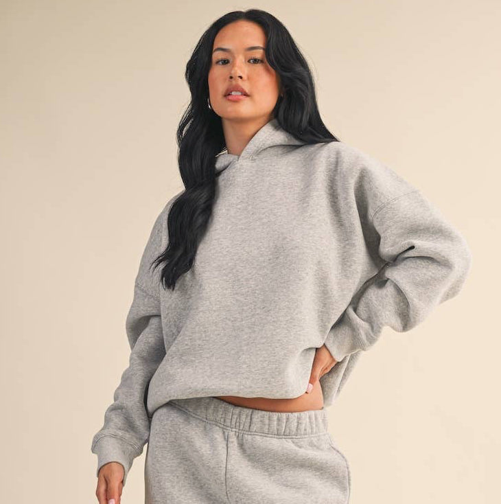 Cozy Fleece Oversized Pullover Hoodie