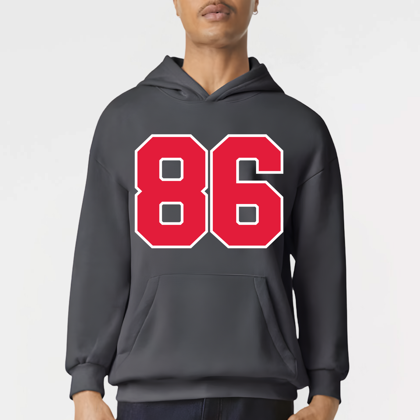 JYAA: Lucky Number Hooded Reflex Fleece Hooded Sweatshirt