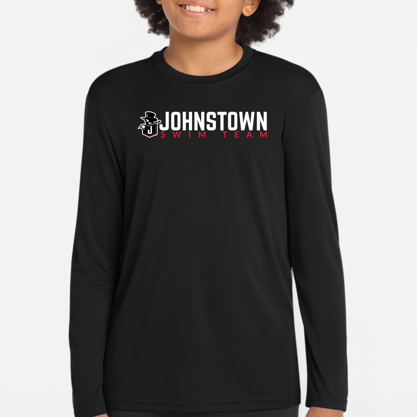 JS: Johnstown Swim Team Long Sleeve Tech T-Shirt
