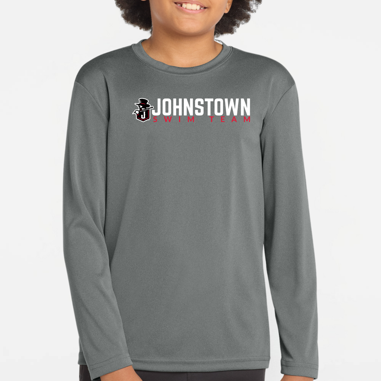 JS: Johnstown Swim Team Long Sleeve Tech T-Shirt