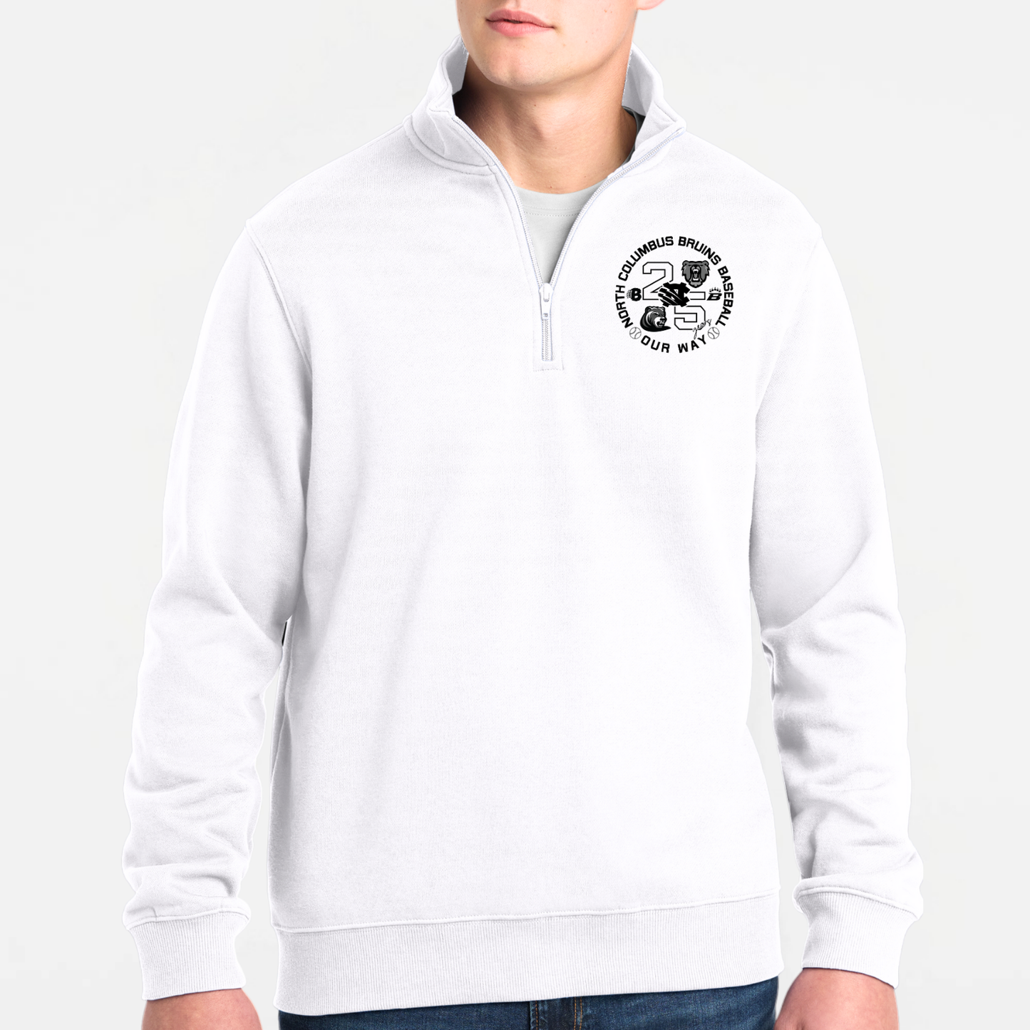BRUINS: 25th Anniversary Quarter-Zip Sweatshirt