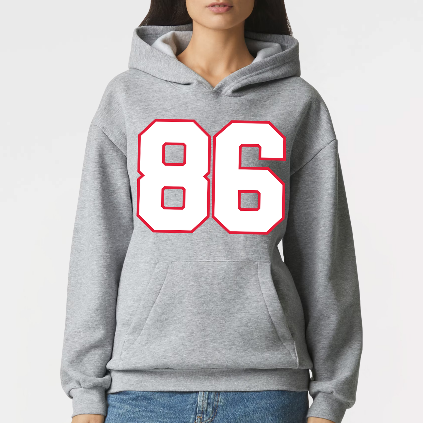 JYAA: Lucky Number Hooded Reflex Fleece Hooded Sweatshirt