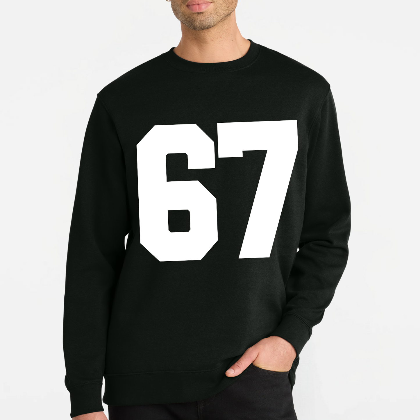 Lucky Number Crew Sweatshirt
