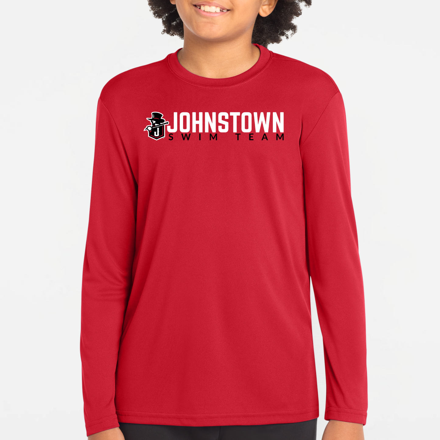 JS: Johnstown Swim Team Long Sleeve Tech T-Shirt