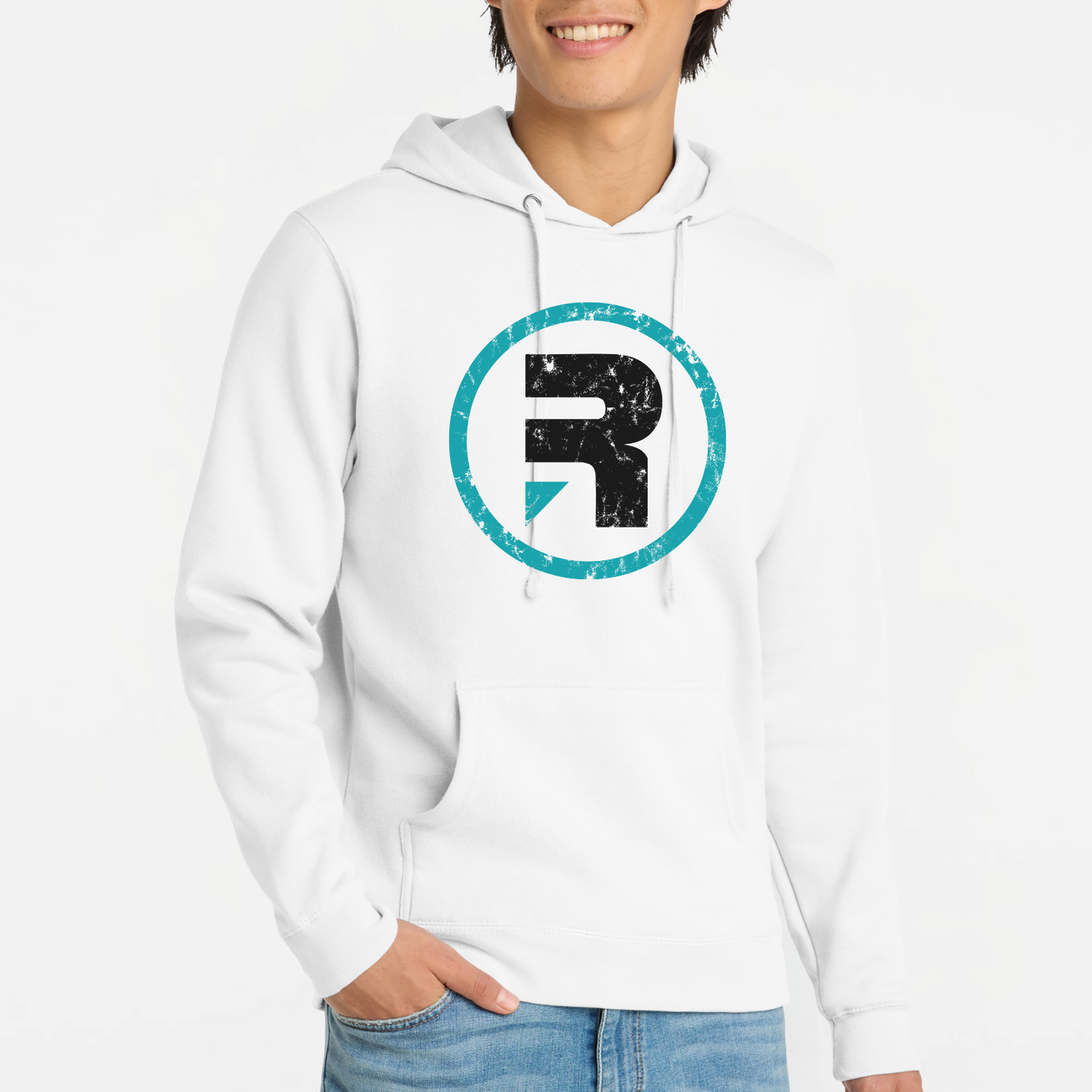 Ryze: Distressed Core Logo Hooded Sweatshirt