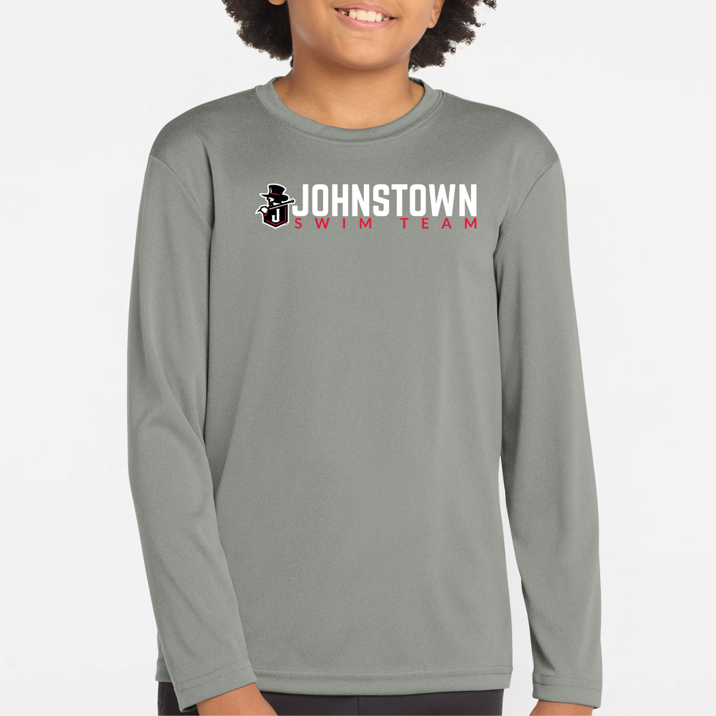 JS: Johnstown Swim Team Long Sleeve Tech T-Shirt