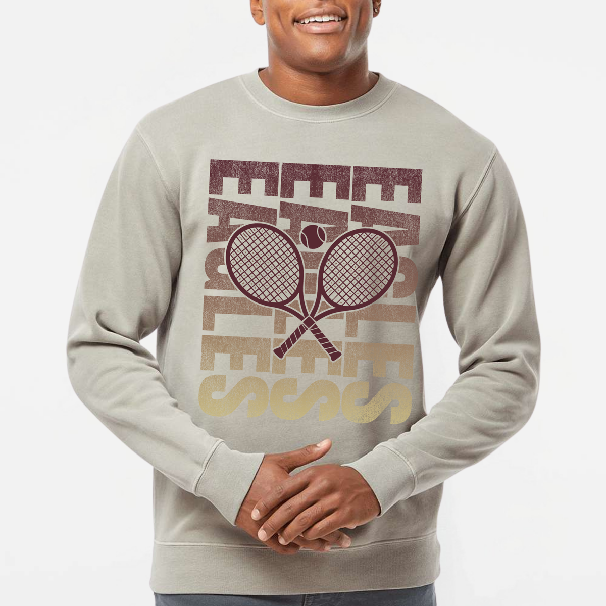NATennis: Pigment-Dyed Crew Sweatshirt