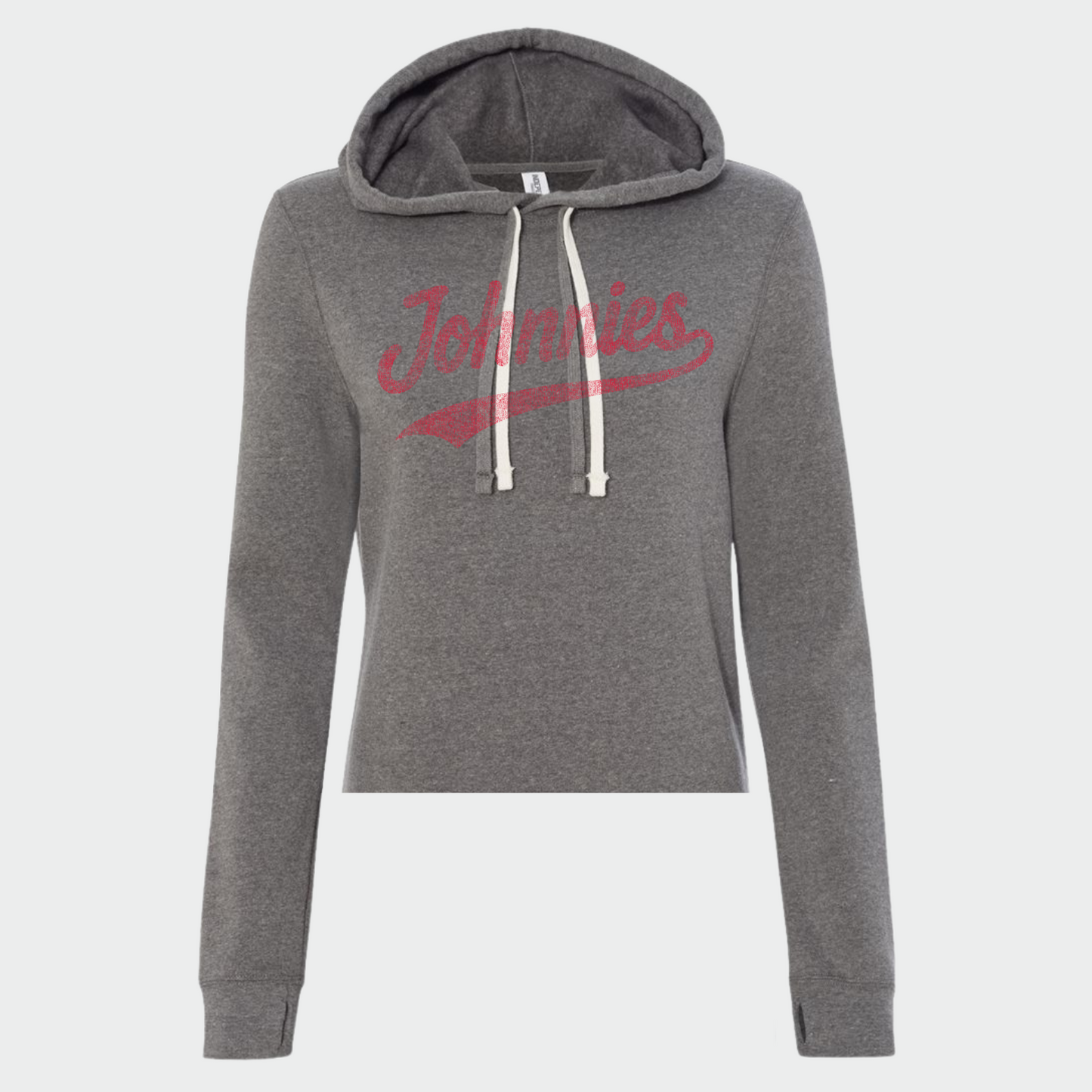 Johnnies Cropped Women's Hooded Fleece