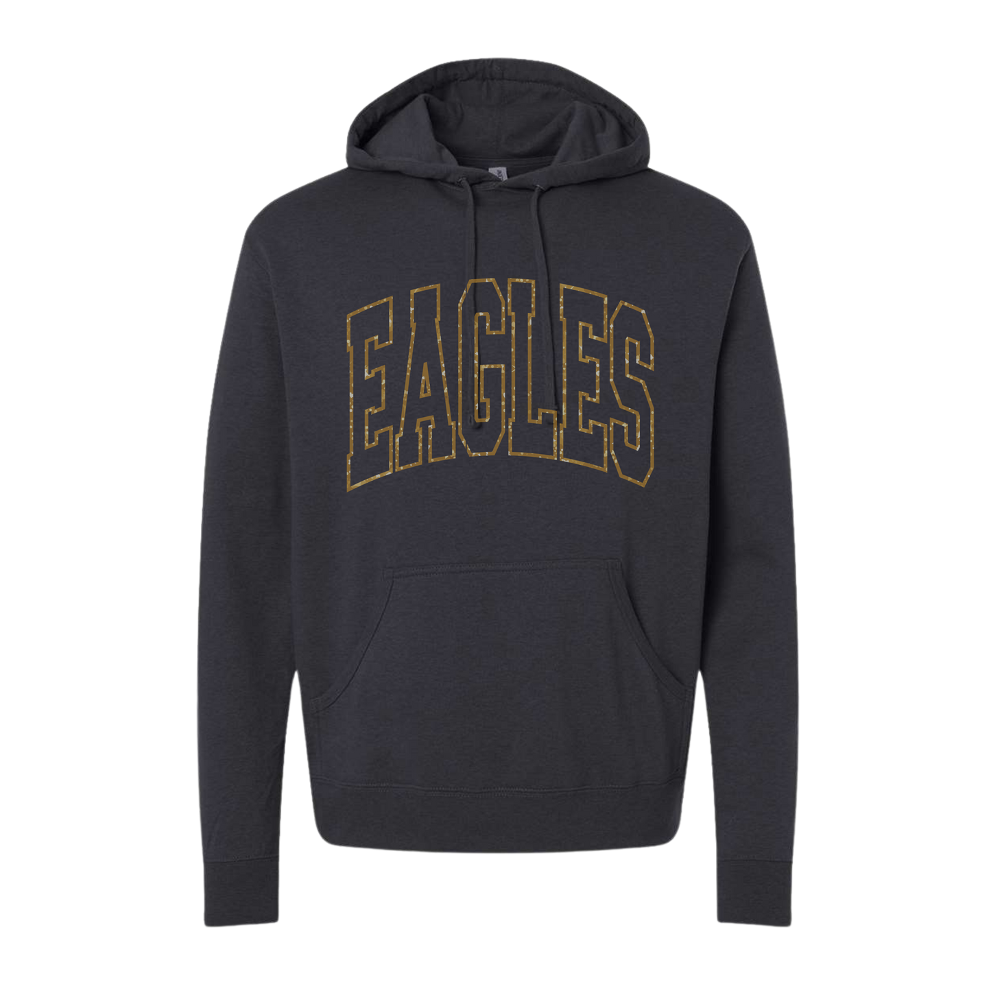 Yearbook: Eagles Glitter Printed Special Blend Hooded Sweatshirt