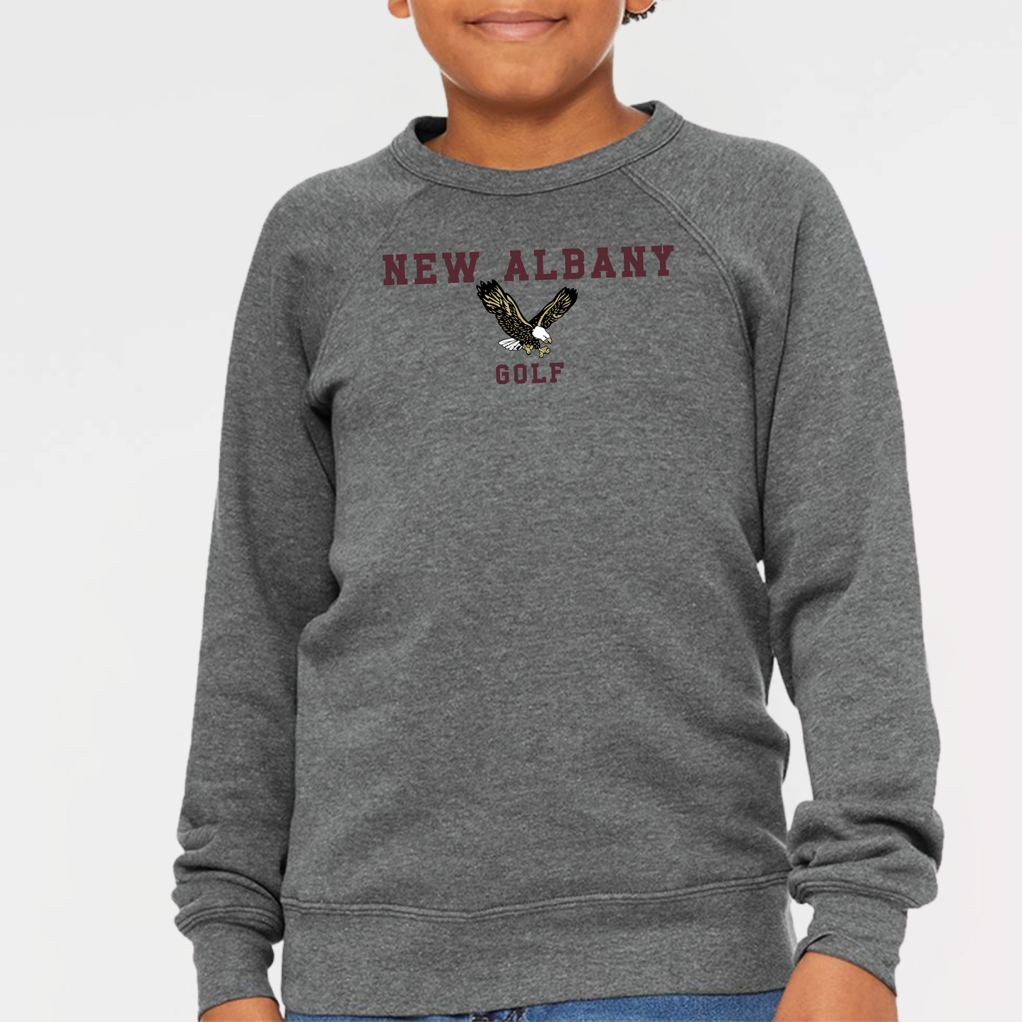 NAGolf: Sponge Fleece Raglan Crew Sweatshirt
