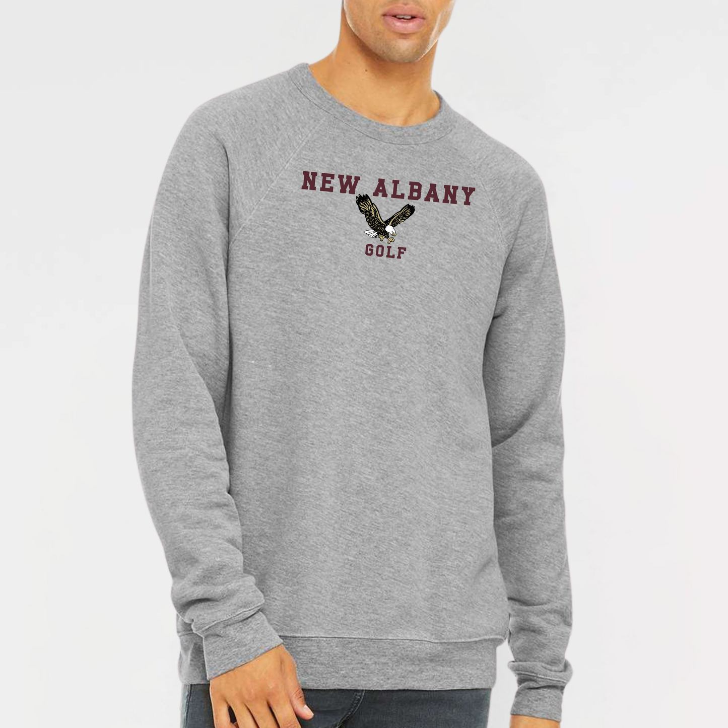 NAGolf: Sponge Fleece Raglan Crew Sweatshirt