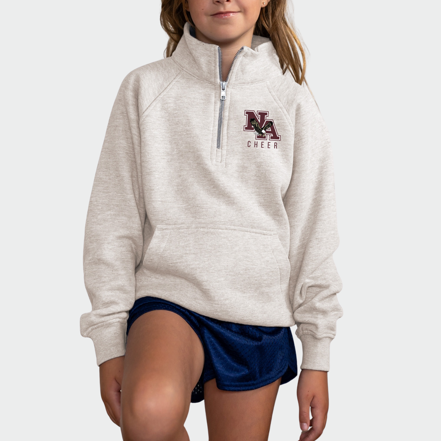 NAYCheer: Classic NA Boxy Half Zip Fleece