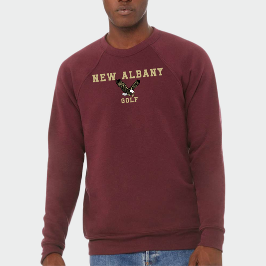 NAGolf: Sponge Fleece Raglan Crew Sweatshirt