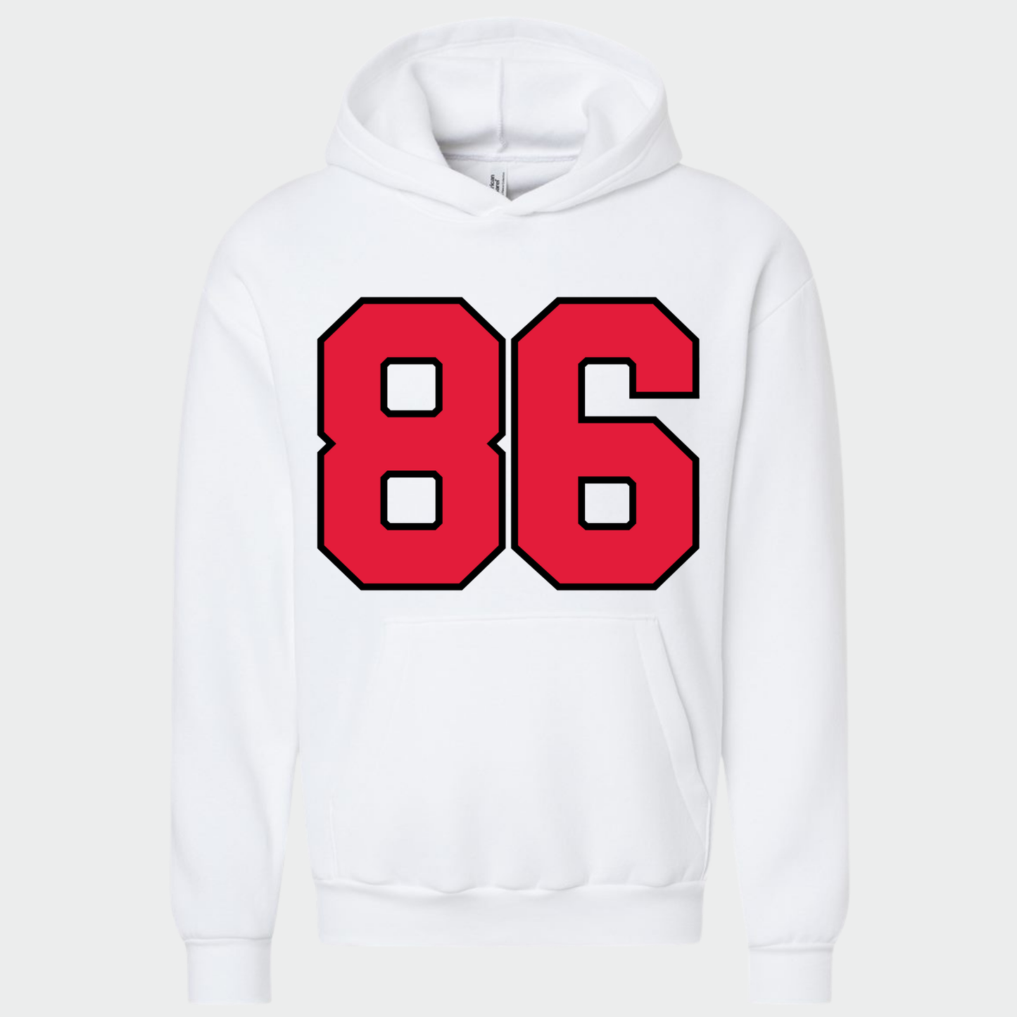 JYAA: Lucky Number Hooded Reflex Fleece Hooded Sweatshirt