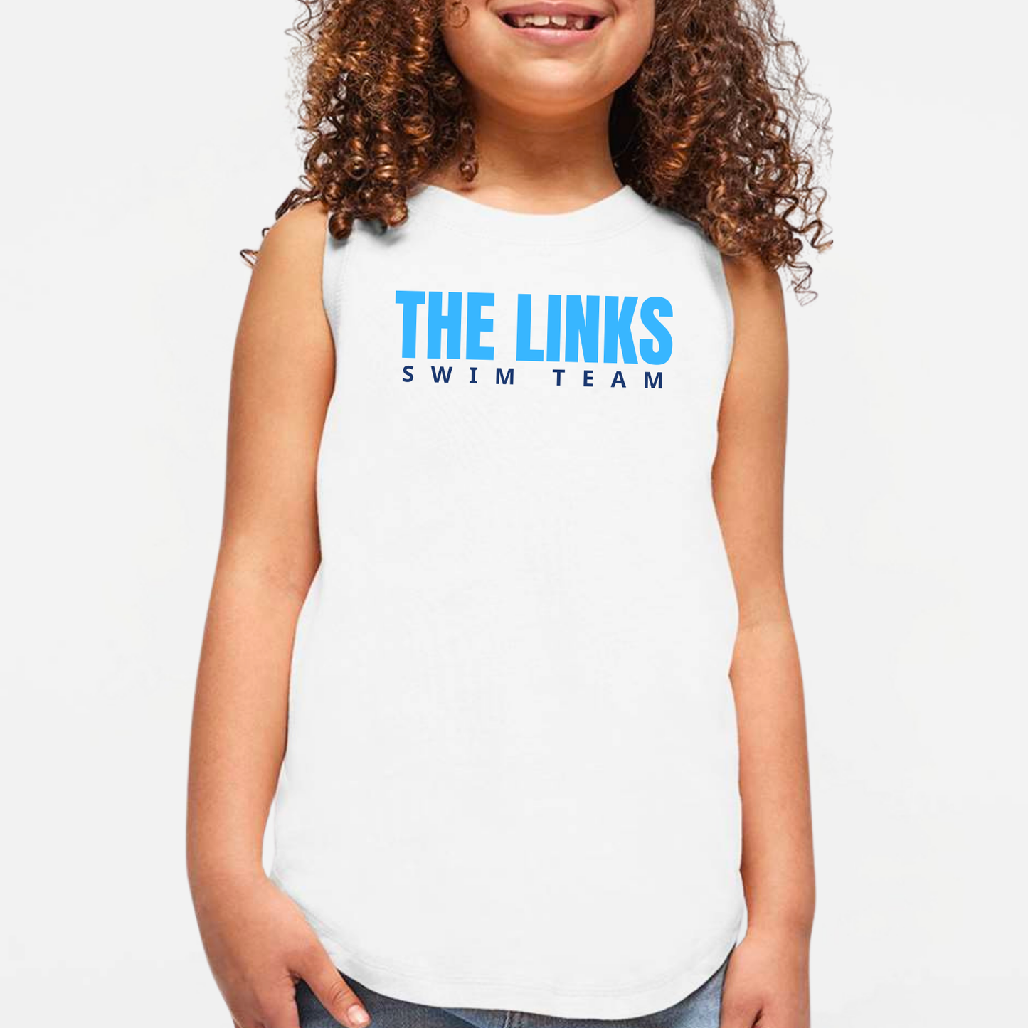 LINKSWIM: Women's & Girls Muscle Tank Top