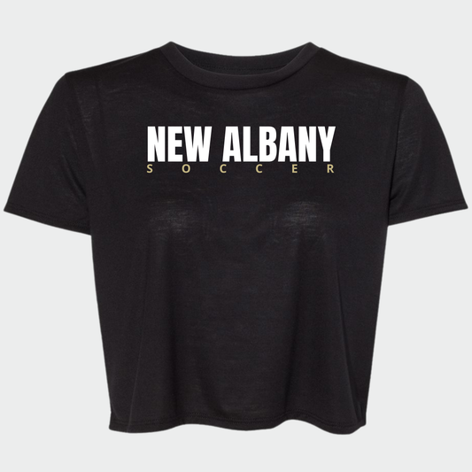NAGS: New Albany, Soccer Flowy Crop Top