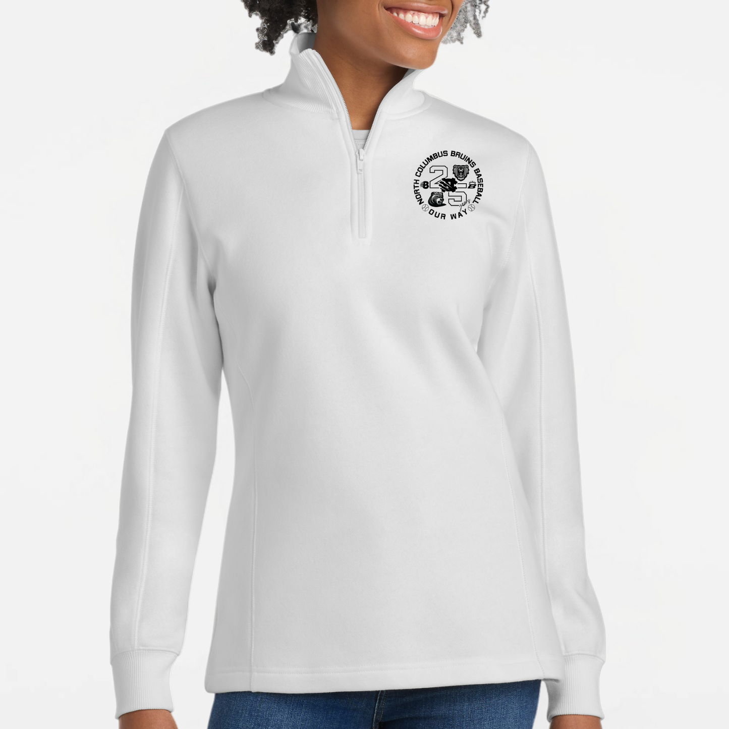 BRUINS: 25th Anniversary Women's Quarter-Zip Sweatshirt