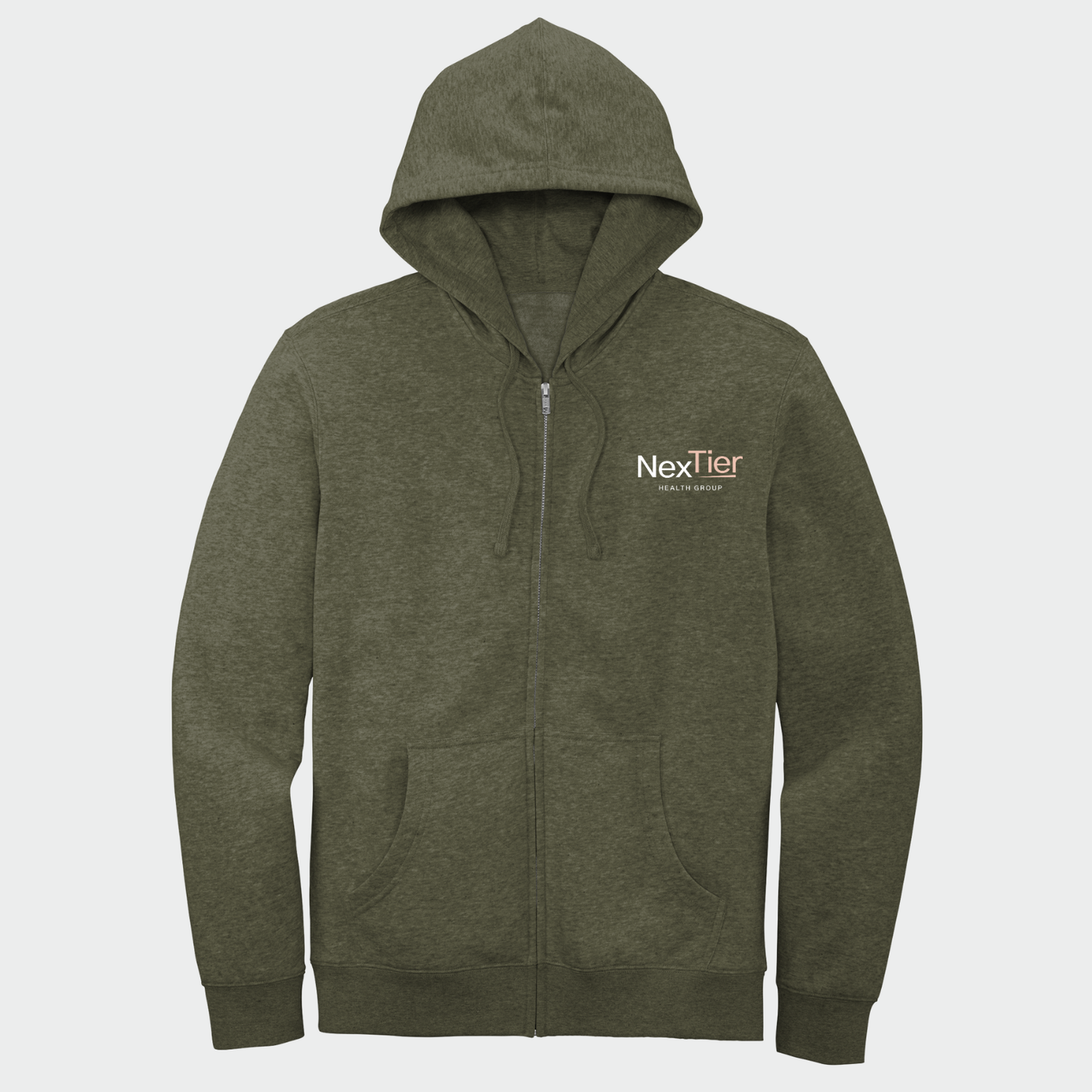 Nextier: Embroidered Full-Zip Hooded Sweatshirt
