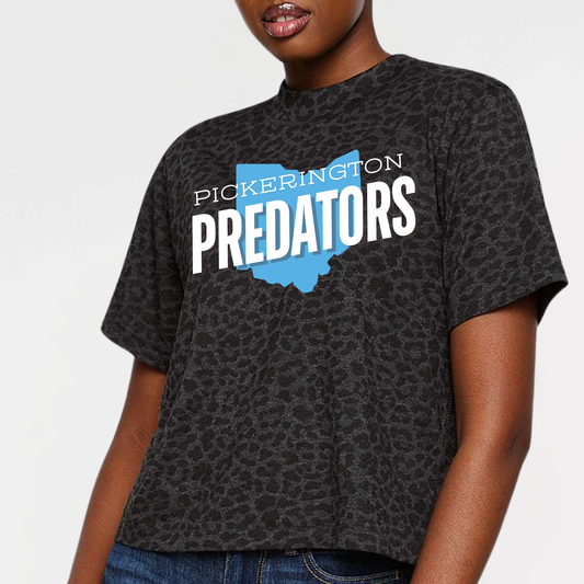 Pick Preds: Women's Ohio Lettered Boxy T-Shirt