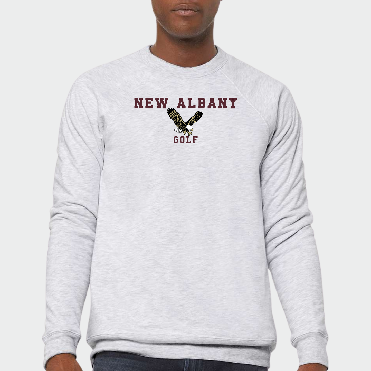 NAGolf: Sponge Fleece Raglan Crew Sweatshirt