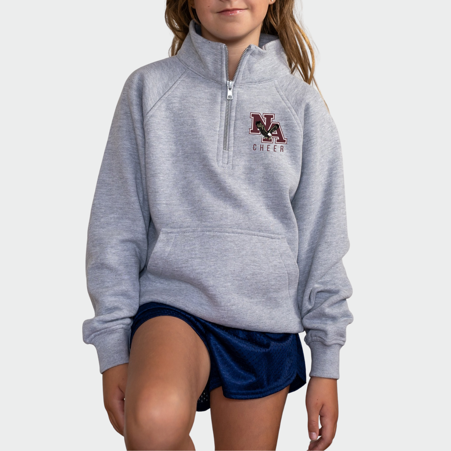 NAYCheer: Classic NA Boxy Half Zip Fleece