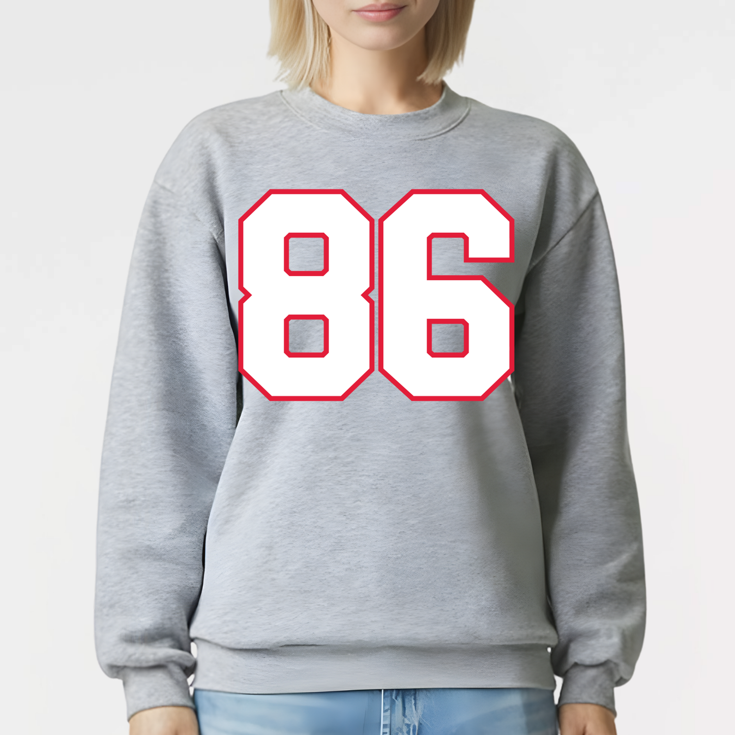 JYAA: Lucky Number Reflex Fleece Crew Sweatshirt