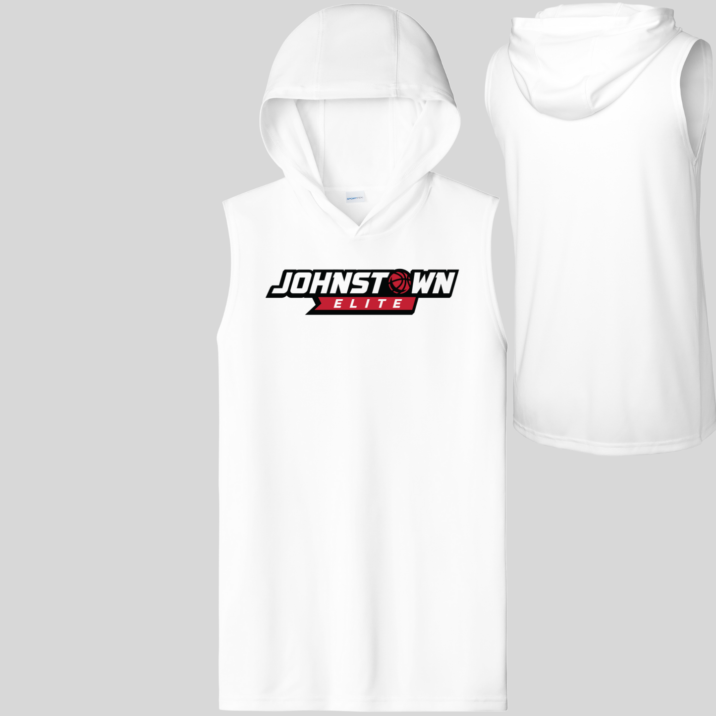 JEB: Johnstown Elite Basketball Sleeveless Hooded Tech T-Shirt