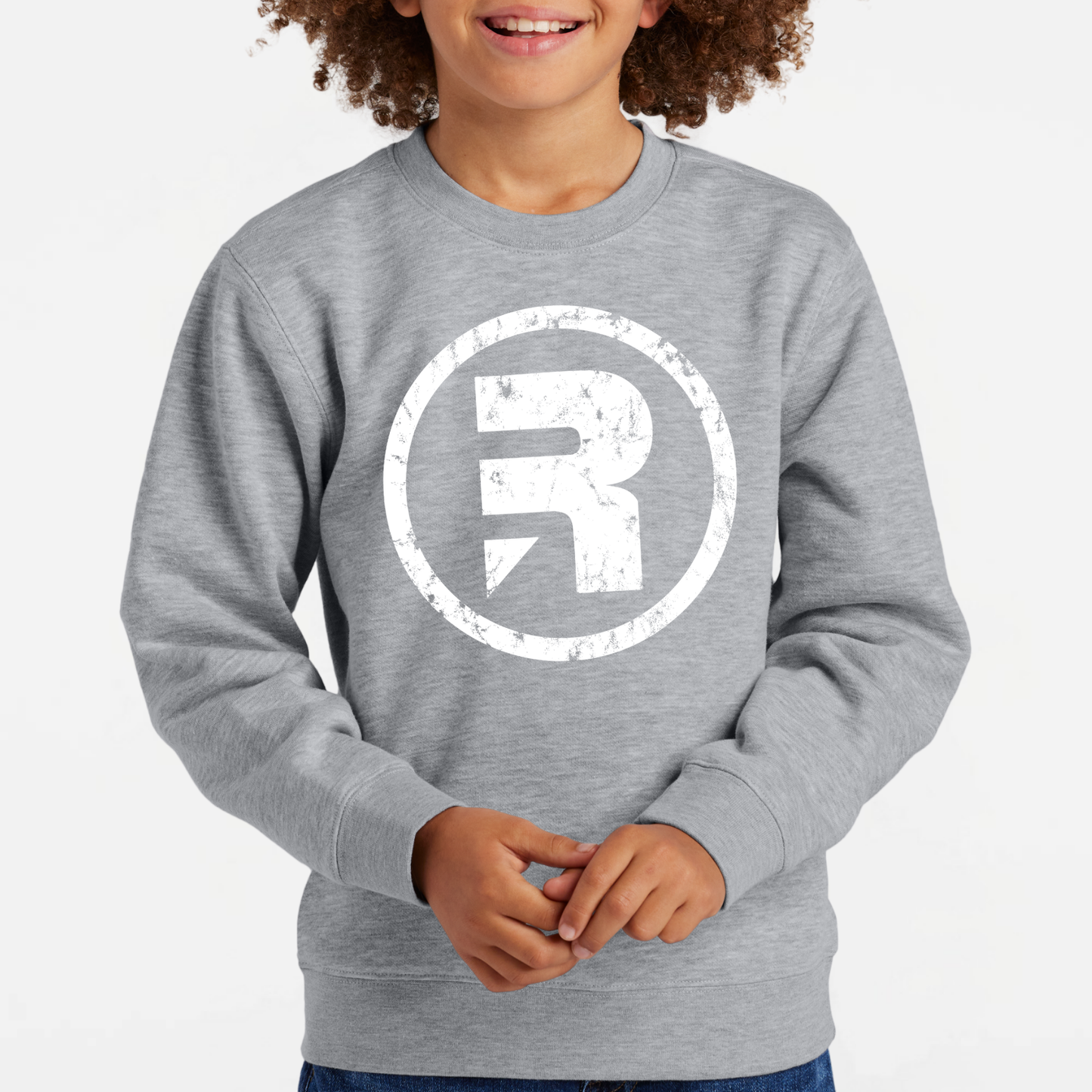 Ryze: Distressed Core Logo Crew Sweatshirt