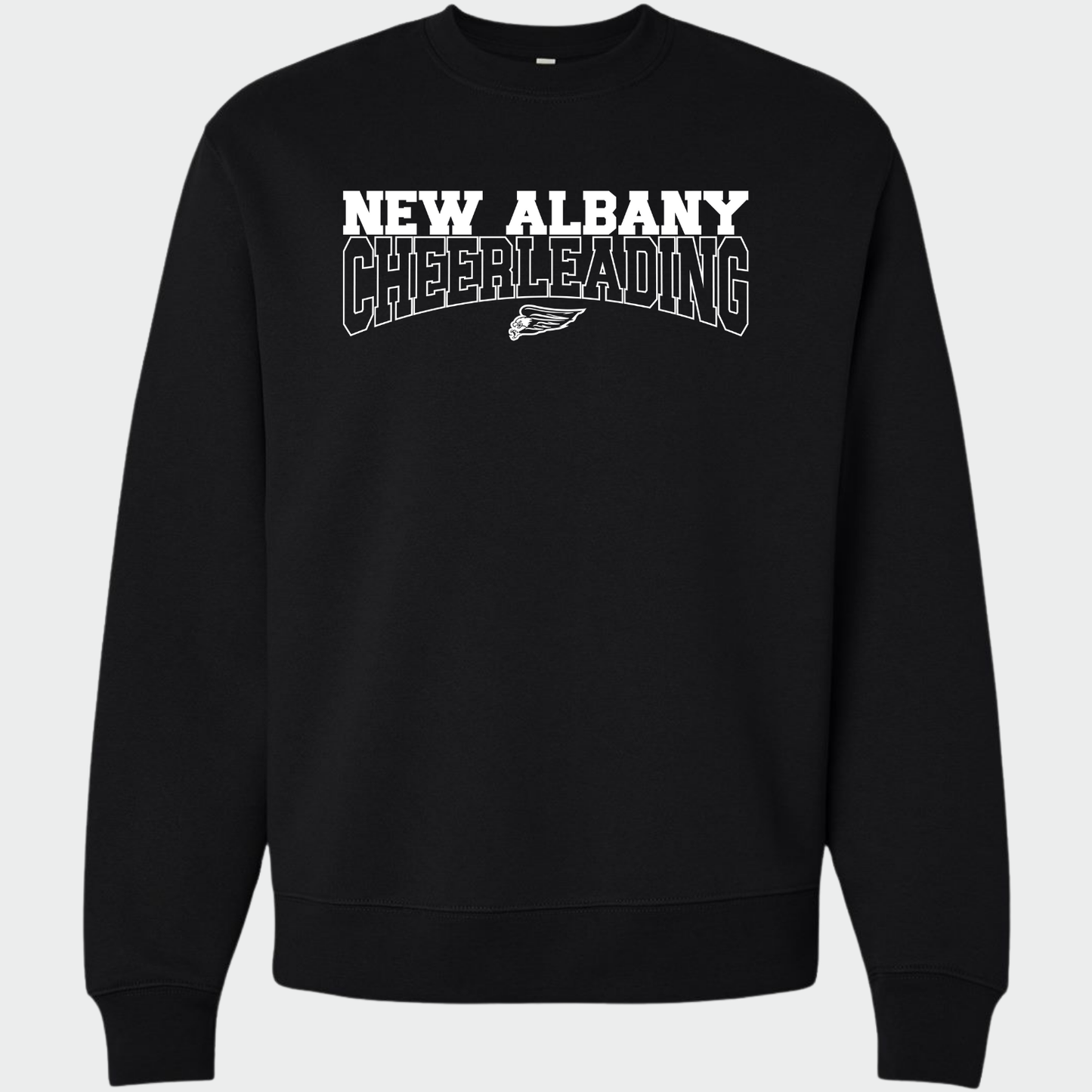 NAYCHEER: New Albany Cheerleading Heavyweight Crew Sweatshirt