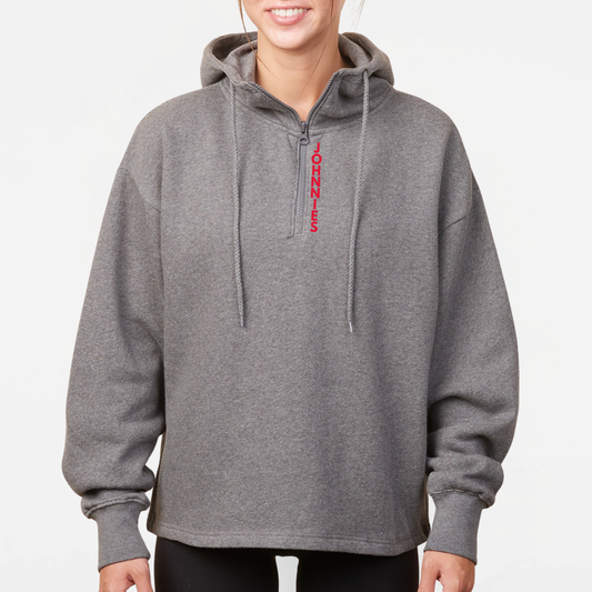 JYAA: Johnnies Women's Quarter-Zip Hooded Sweatshirt