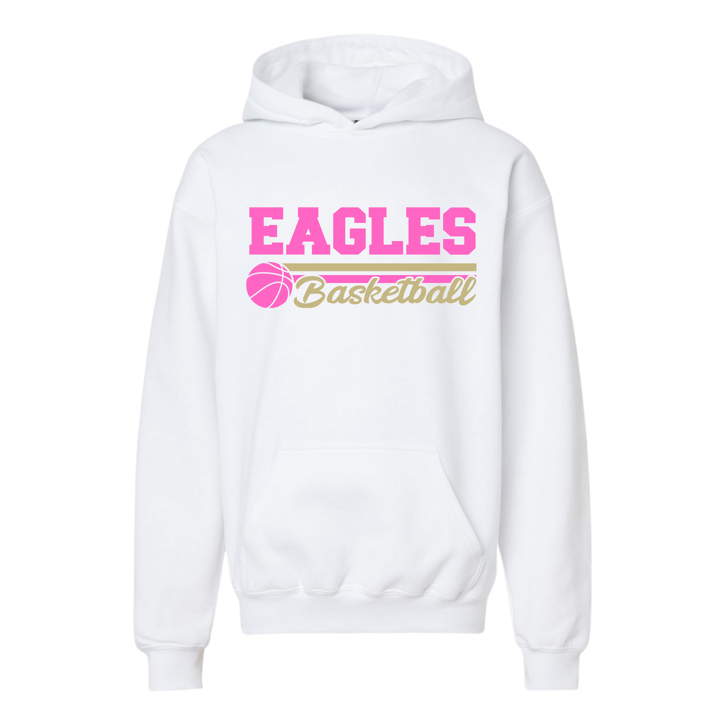 Eagles Basketball Limited Edition *pink* Hooded Sweatshirt