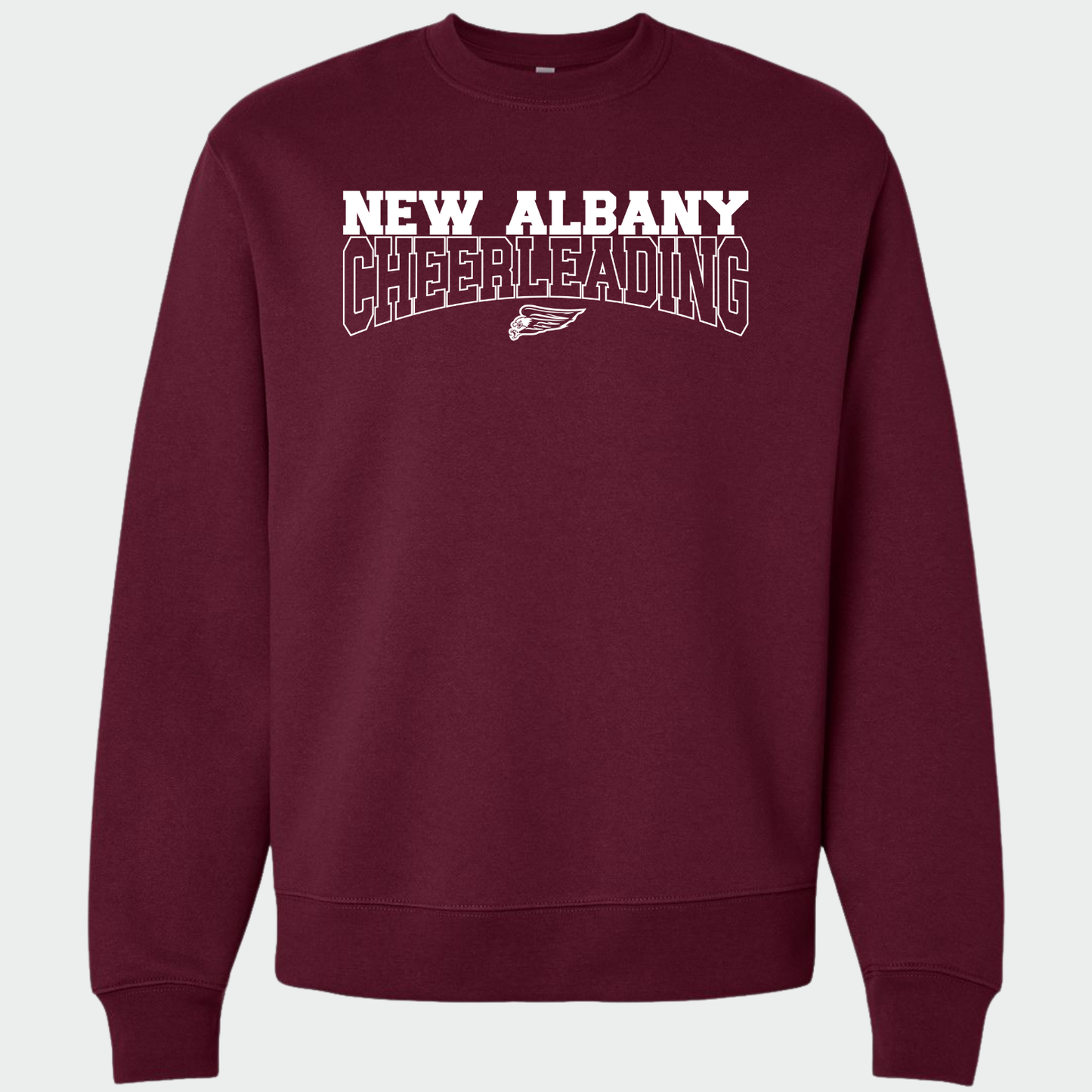 NAYCHEER: New Albany Cheerleading Heavyweight Crew Sweatshirt