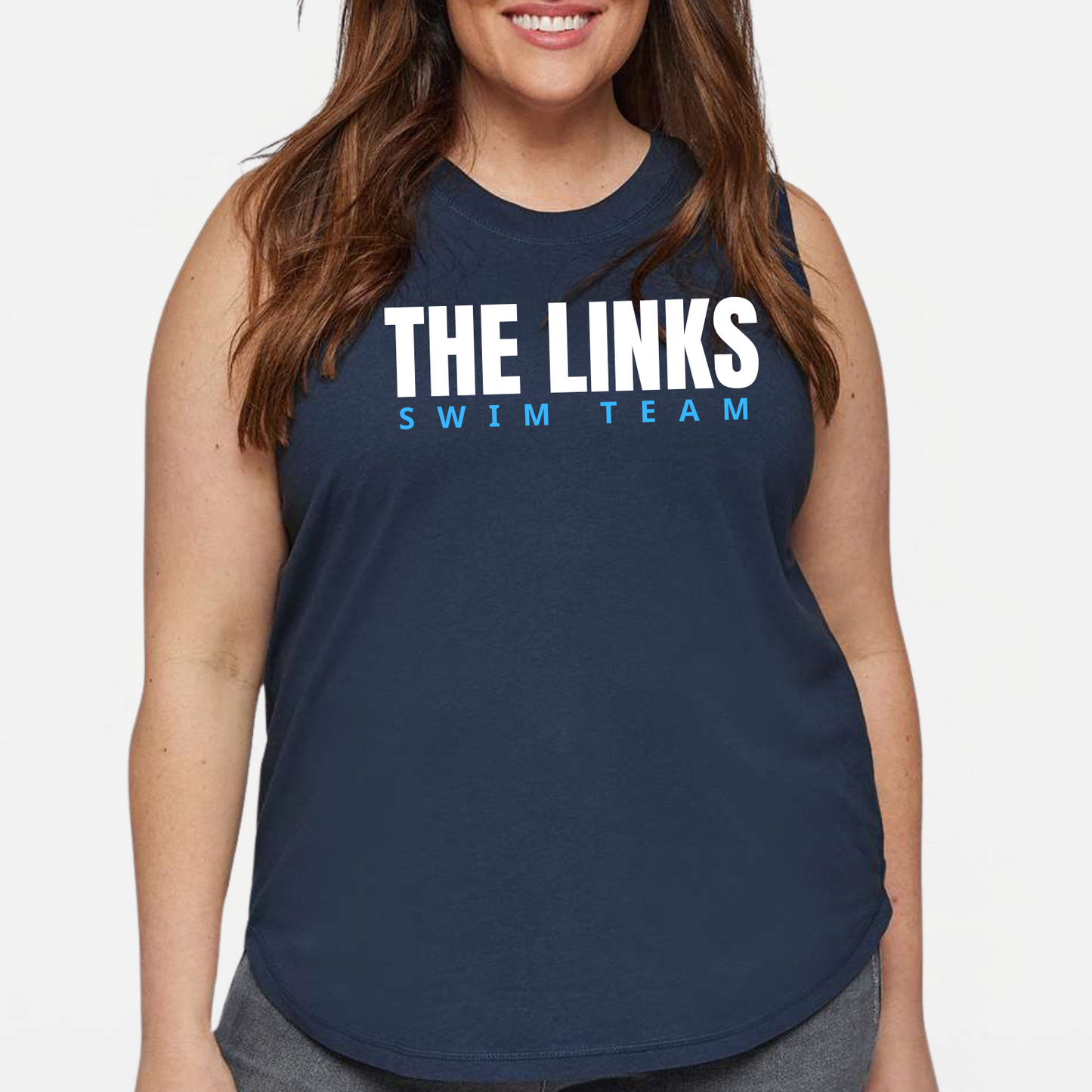 LINKSWIM: Women's & Girls Muscle Tank Top