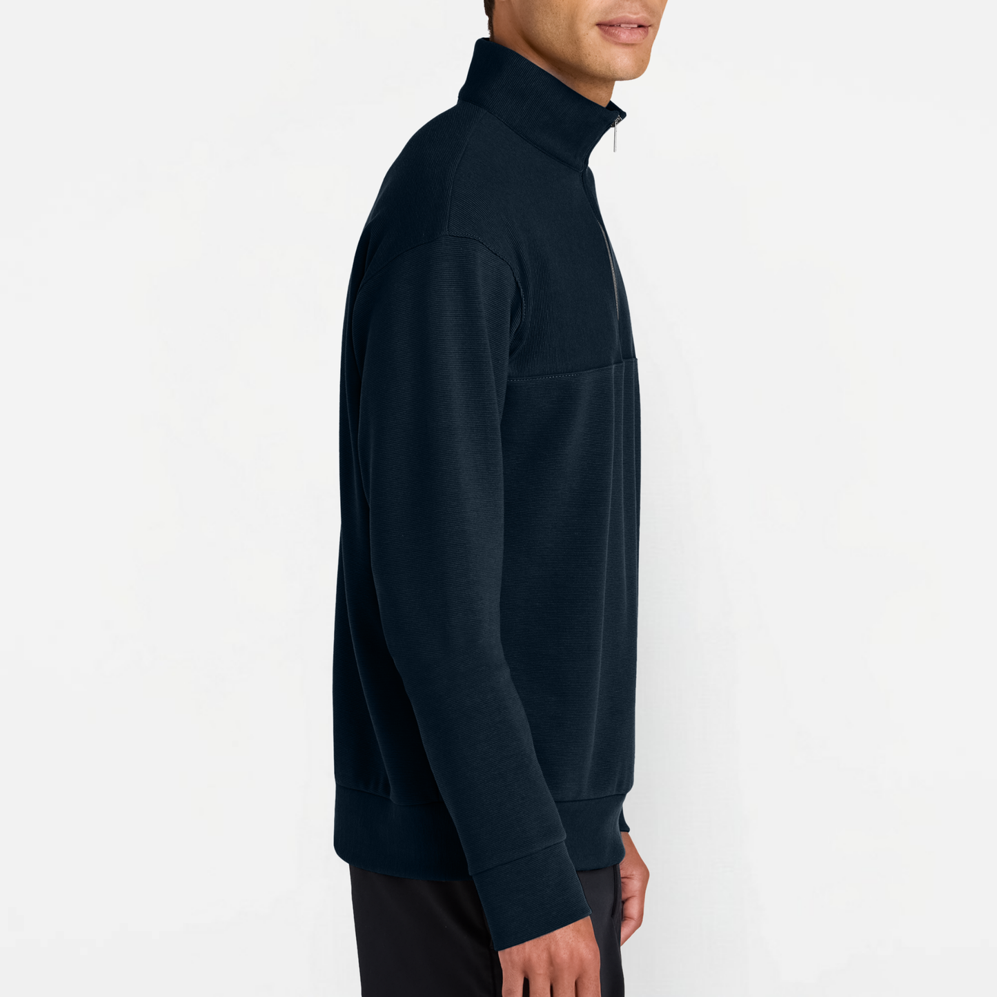 MORPC: Textured Quarter Zip Pullover
