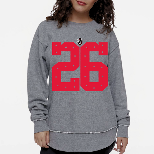 JYAA: Johnnies *custom* Star Number Women's Weekend Sweatshirt
